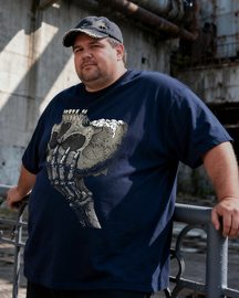 Men's Drink With Your Enemies Big & Tall 100% Cotton T-shirts