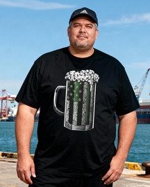Men's Drinking Is Part Of My Religion Big & Tall 100% Cotton T-shirts