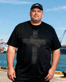 Men's Faith Over Fear Big & Tall 100% Cotton T-shirts