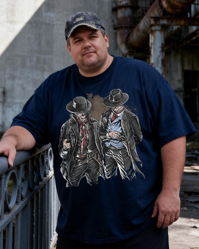Men's Family Big & Tall 100% Cotton T-shirts