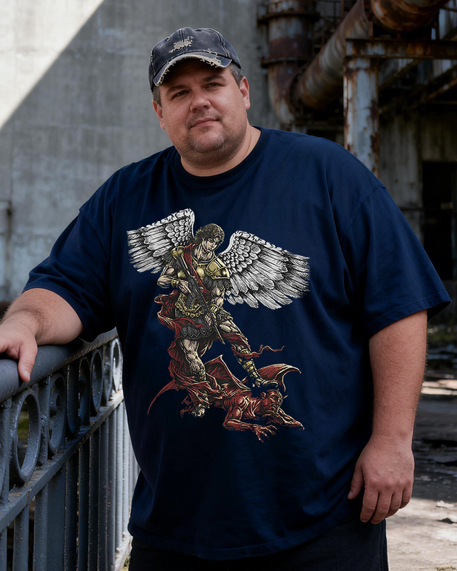 Men's Fear No Evil Big & Tall 100% Cotton T-shirts