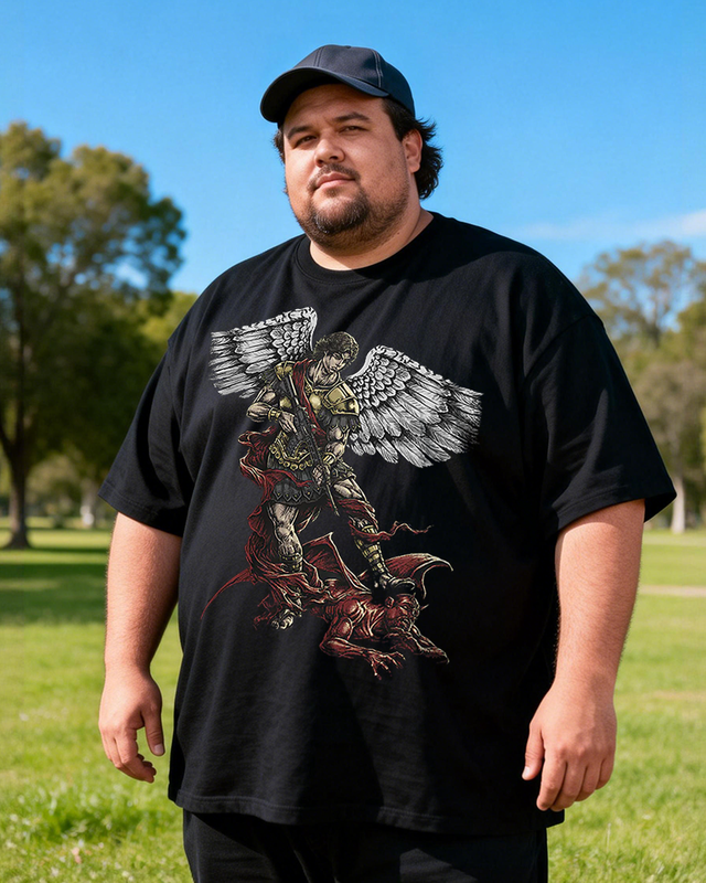 Men's Fear No Evil Big & Tall 100% Cotton T-shirts