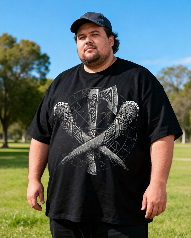Men's Die In Battle Big & Tall 100% Cotton T-shirts