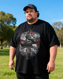 Men's DEUS VULT Big & Tall 100% Cotton T-shirts