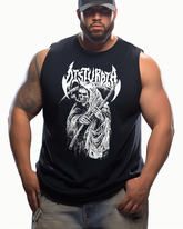Grim Reaper Print Men's Sleeveless Tee