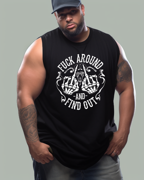 FUCK AROUND AND FIND OUT Bones Men's Sleeveless Tee