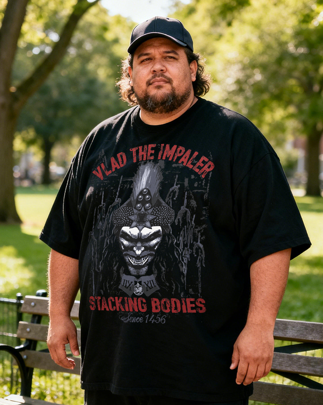 Men's Vlad The Impaler Big & Tall 100% Cotton T-shirts