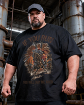 Men's Winged Hussars Big & Tall 100% Cotton T-shirts