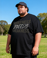 Men's Wokeness Breeds Weakness Big & Tall 100% Cotton T-shirts
