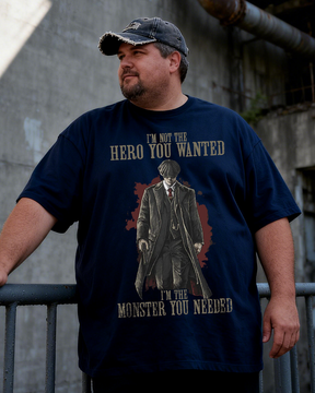 Men's The Monster You Needed Big & Tall 100% Cotton T-shirts