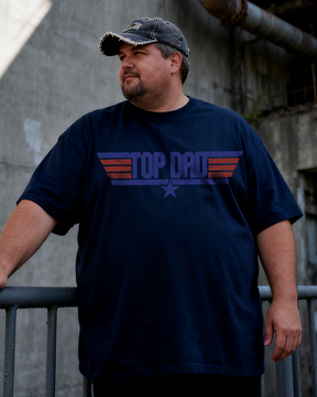 Men's Top Dad Big & Tall 100% Cotton T-shirts
