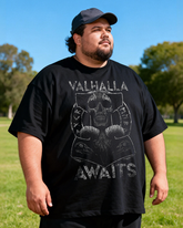 Men's Valhalla Awaits Big & Tall 100% Cotton T-shirts