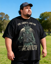 Men's Tactical Liberty Big & Tall 100% Cotton T-shirts