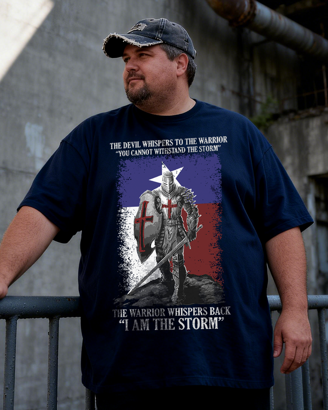 Men's  Texas Crusader Big & Tall 100% Cotton T-shirts