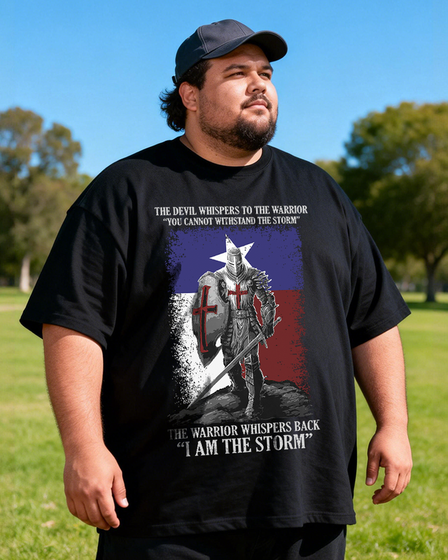 Men's  Texas Crusader Big & Tall 100% Cotton T-shirts