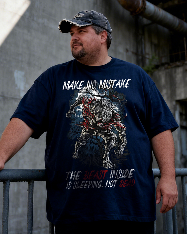 Men's The Beast Inside Big & Tall 100% Cotton T-shirts