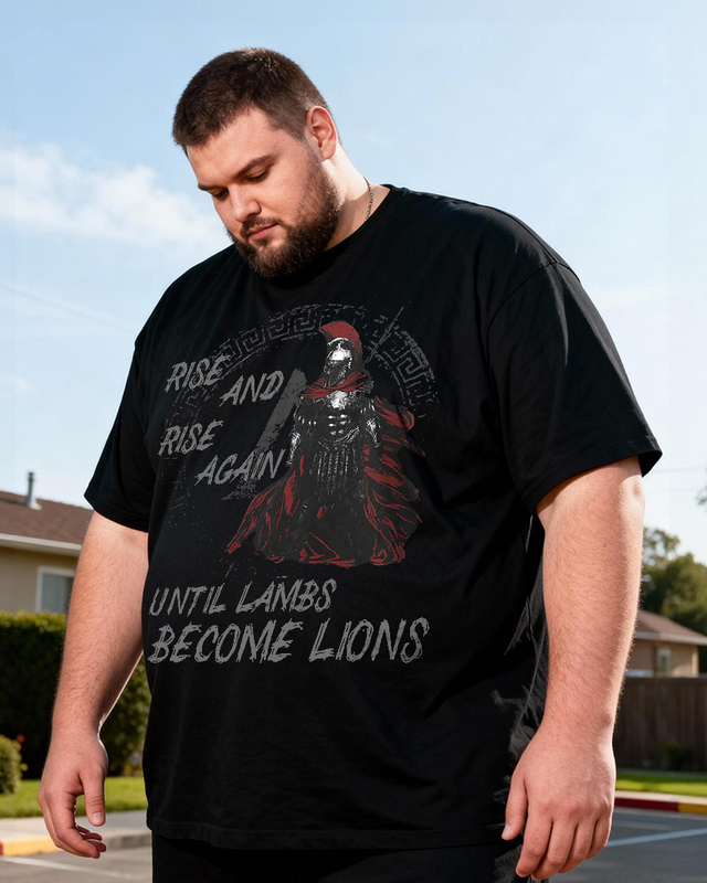 Men's Rise And Rise Again Big & Tall 100% Cotton T-shirts