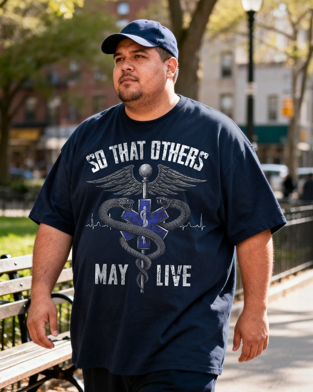 Men's So That Others May Live Big & Tall 100% Cotton T-shirts