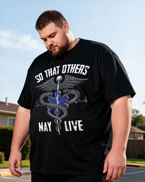 Men's So That Others May Live Big & Tall 100% Cotton T-shirts