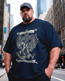 Men's Saint Michael Defend Us Big & Tall 100% Cotton T-shirts