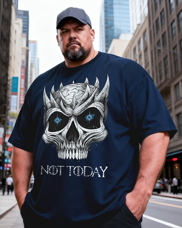 Men's Not Today Big & Tall 100% Cotton T-shirts