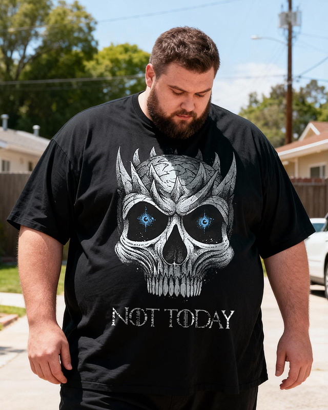 Men's Not Today Big & Tall 100% Cotton T-shirts