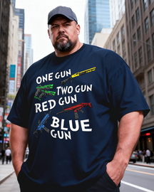 Men's One Gun Two Gun Big & Tall 100% Cotton T-shirts