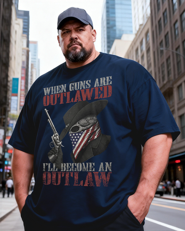 Men's Outlaw Big & Tall 100% Cotton T-shirts