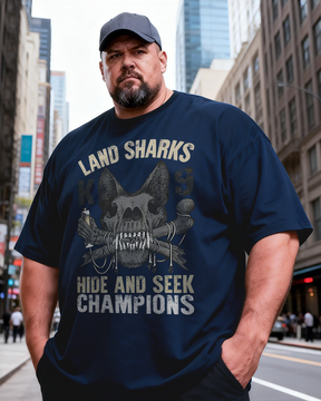 Men's Land Shark Big & Tall 100% Cotton T-shirts