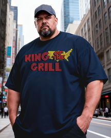 Men's King Of The Grill Big & Tall 100% Cotton T-shirts