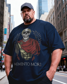 Men's Memento Mori Big & Tall 100% Cotton T-shirts