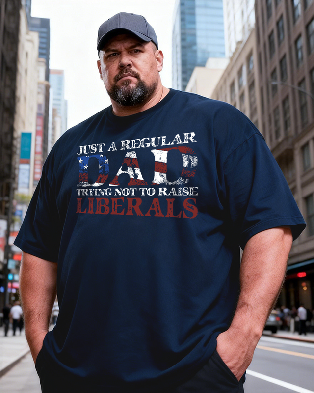 Men's Just A Regular Dad Big & Tall 100% Cotton T-shirts