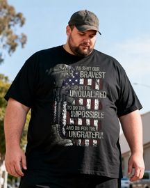 Men's Honor Their Sacrifice Big & Tall 100% Cotton T-shirts