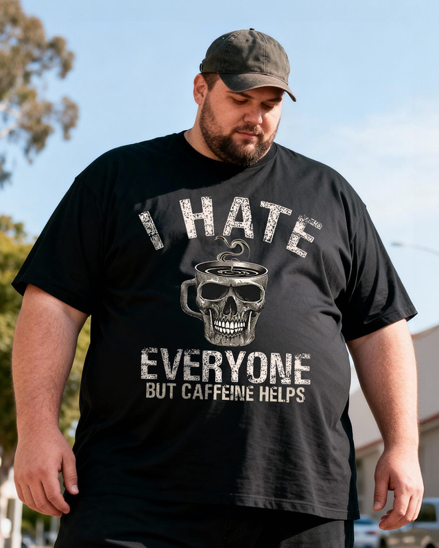 Men's I Hate Everyone Big & Tall 100% Cotton T-shirts