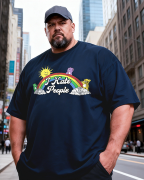 Men's I Hate People Big & Tall 100% Cotton T-shirts
