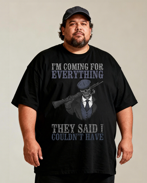 Men's Coming For Everything Big & Tall 100% Cotton T-shirts