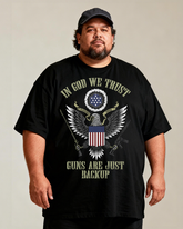 Men's In God We Trust Big & Tall 100% Cotton T-shirts