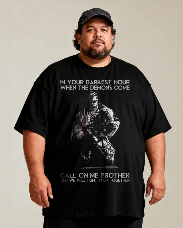 Men's In Your Darkest Hour Big & Tall 100% Cotton T-shirts