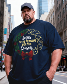 Men's Jesus Is The Reason Big & Tall 100% Cotton T-shirts