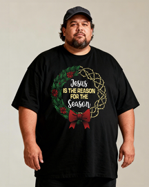 Men's Jesus Is The Reason Big & Tall 100% Cotton T-shirts