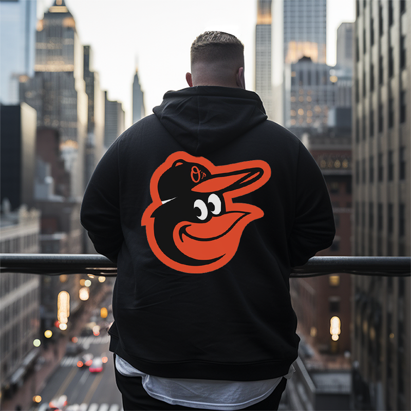 Men's Baltimore Orioles Plus Size Hoodie