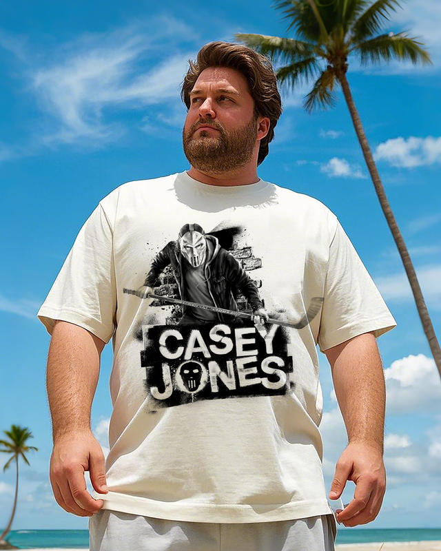 CASEY JONES Men's 100% Cotton Big & Tall T-Shirt