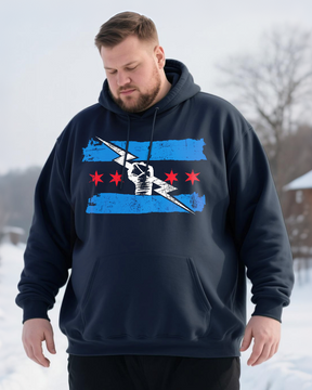 CM Punk Pullover Men's Big & Tall Cotton Hoodie