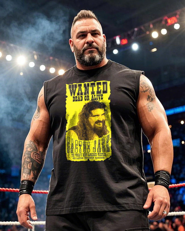 Cactus Jack Dead Or Alive Men's Plus Size Sleeveless T-Shirt