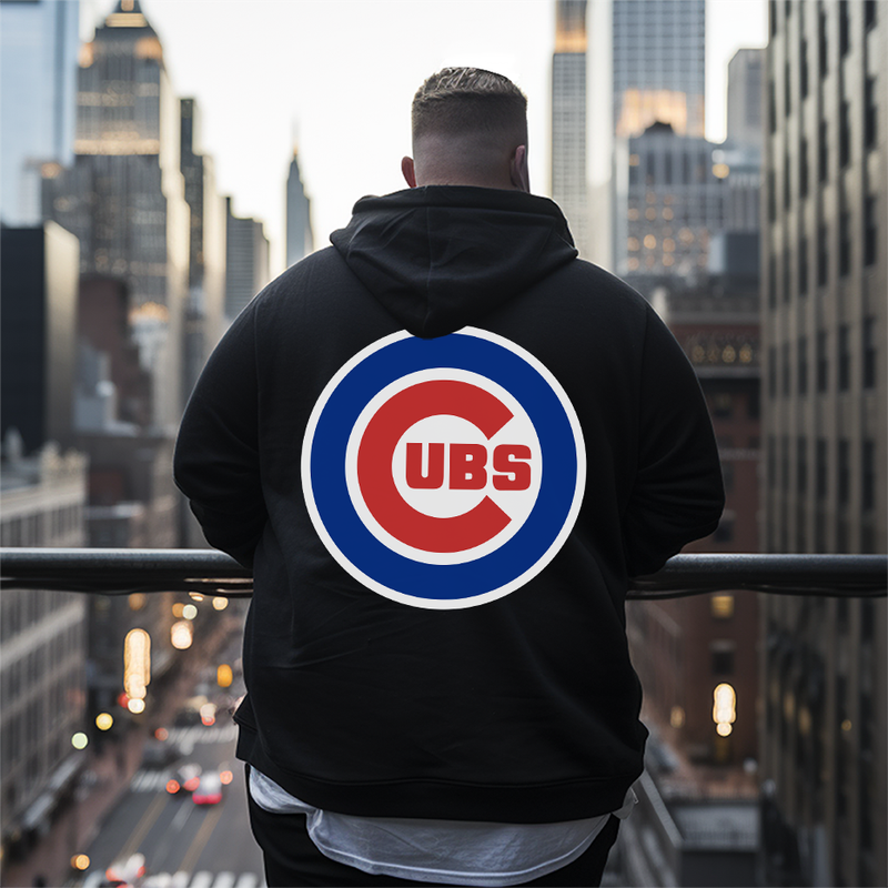 Men's Chicago Cubs Plus Size Hoodie