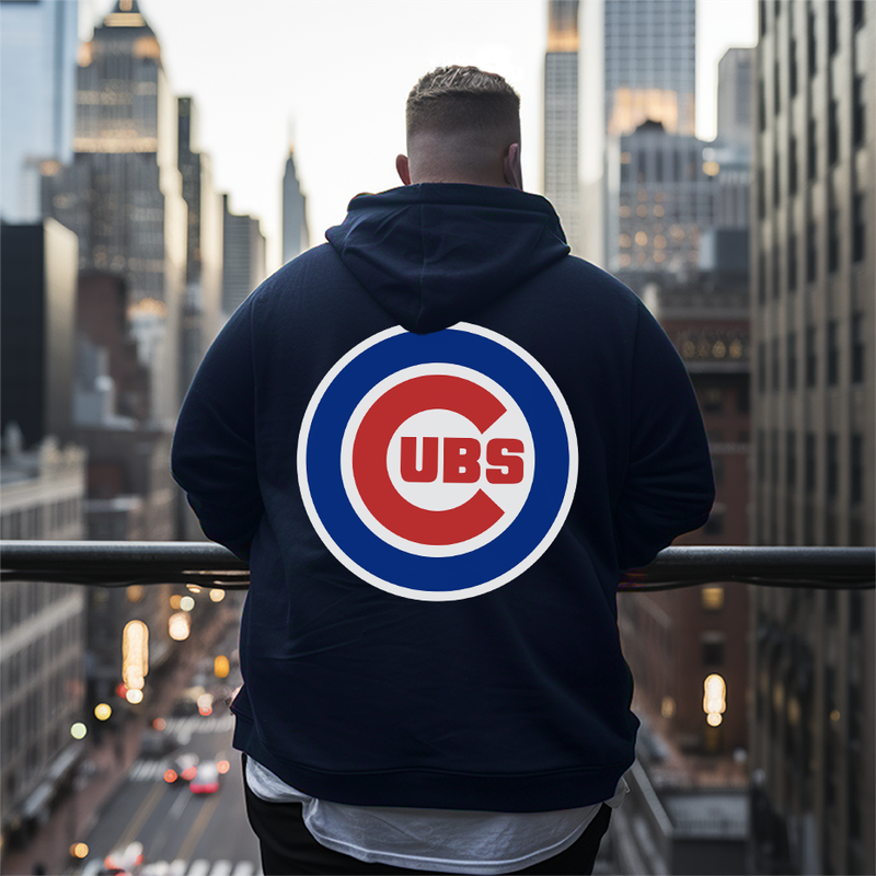 Men's Chicago Cubs Plus Size Hoodie