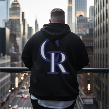 Men's Colorado Rockies Plus Size Hoodie