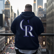Men's Colorado Rockies Plus Size Hoodie
