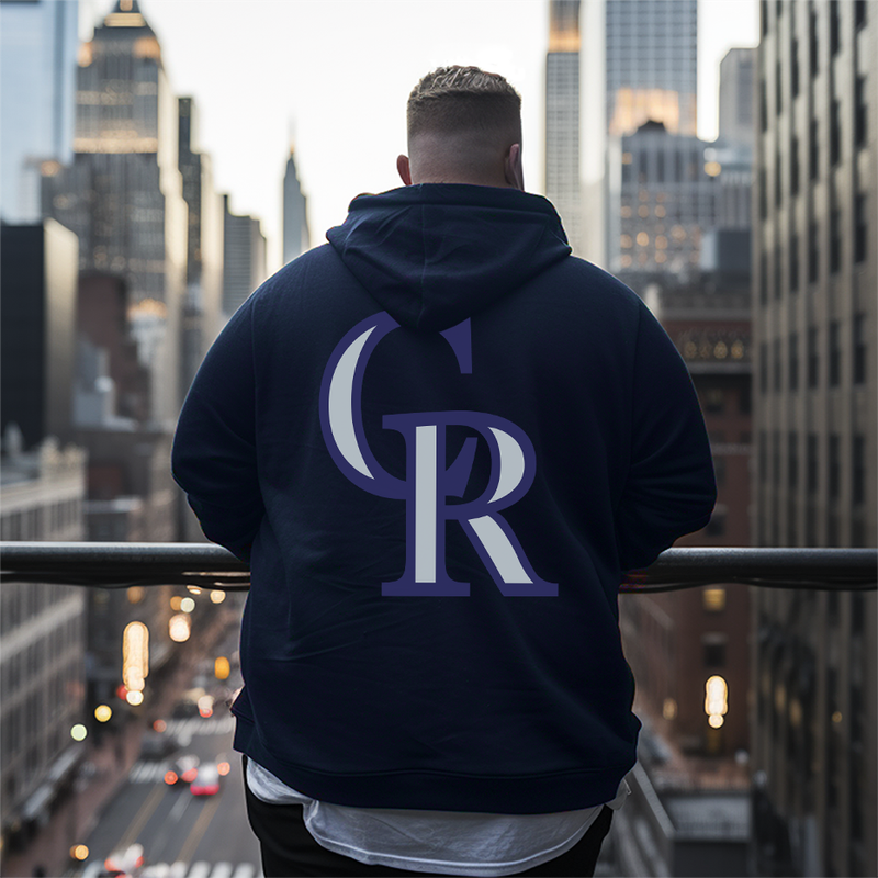 Men's Colorado Rockies Plus Size Hoodie
