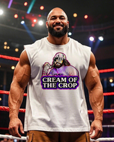 Cream Of The Crop Men's Plus Size Sleeveless T-Shirt